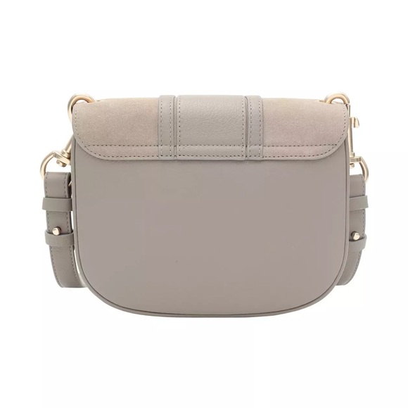 See by Chloe Women Hana Mini Saddle Leather Bag Motty Gray - Picture 2 of 10